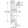 GROHE Ensemble de douche 2 jets avec barre Vitalio Comfort 100 Chromé 26398000 89,99 €