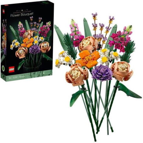 LEGO 10280 Icons Bouquet de fleurs. Fleurs artificielles. collection botanique. 67,99 €
