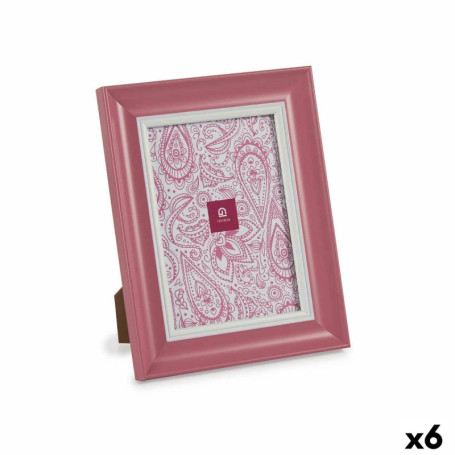 Cadre photo Verre Rose Plastique (6 Unités) (2 x 24 x 19 cm) 36,99 €