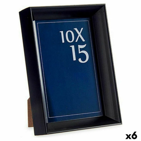 Cadre photo Noir Plastique verre (12,2 x 3,5 x 17,3 cm) (6 Unités) 34,99 €