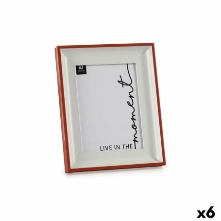 Cadre photo Verre Rouge Blanc Plastique (2,5 x 26,2 x 21 cm) (6 Unités) 51,99 €