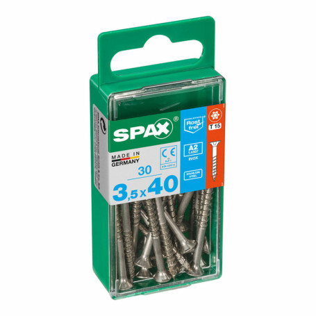 Boîte à vis SPAX 4197000350401 Vis à bois Tête plate (3,5 x 40 mm) 16,99 €