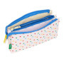 Trousse Fourre-Tout Triple Benetton Topitos Blanc (22 x 12 x 3 cm) 29,99 €