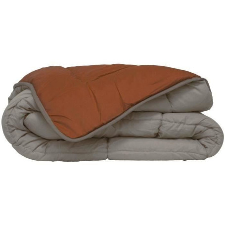 CALGARY Couette chaude Microfibre 400g/m² Galet & Gingembre 200x200cm 69,99 €