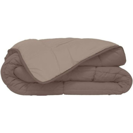 HUDSON Couette légere Microfibre 200g/m² 140x200cm Taupe & Lin 38,99 €
