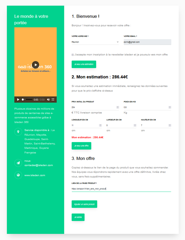 Vue complète Isleden 360